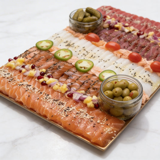 The Heritage Fish Platter - Wood Board - Fishville