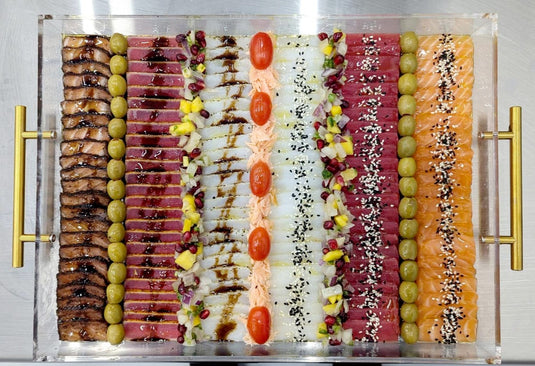 12×16 Assorted Fish Platter-Acrylic - Fishville