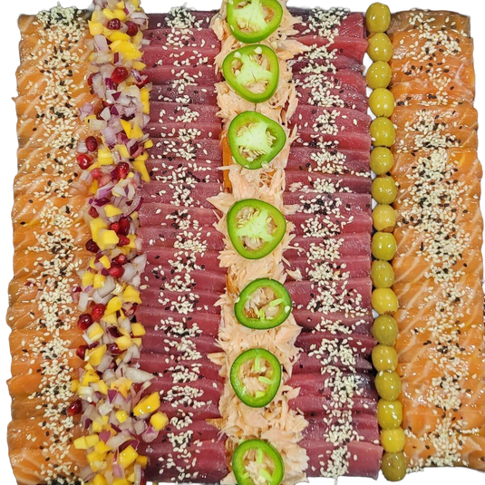 14" Cured Combo Fish Platter - Fishville