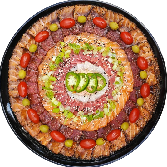 14" Round Gourmet Fish Platter - Fishville
