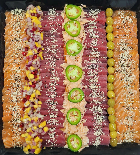 14" Cured Combo Fish Platter