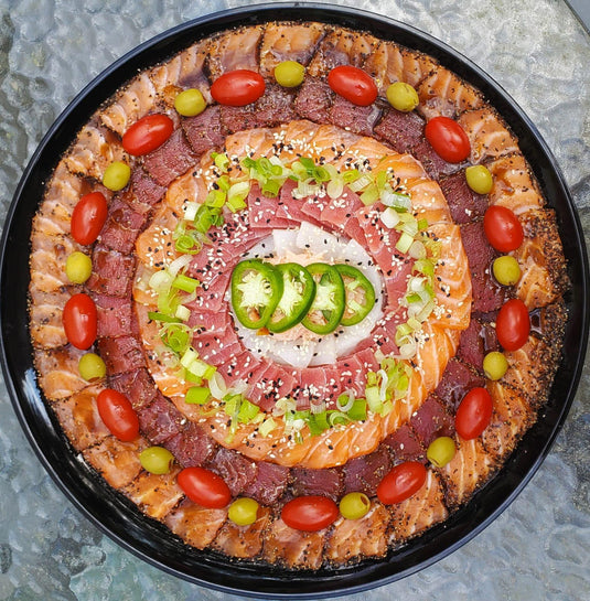 14" Round Gourmet Fish Platter