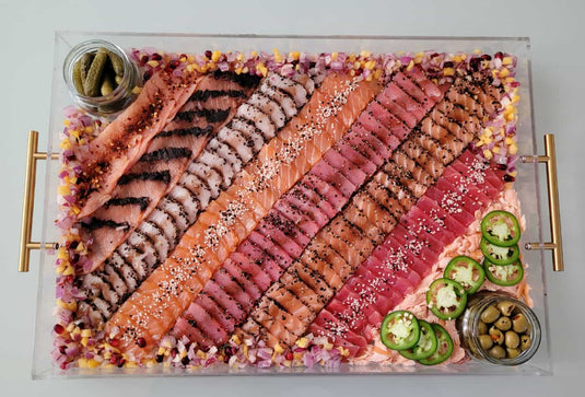 14×20 Assorted Fish Platter-Acrylic (3) - Fishville