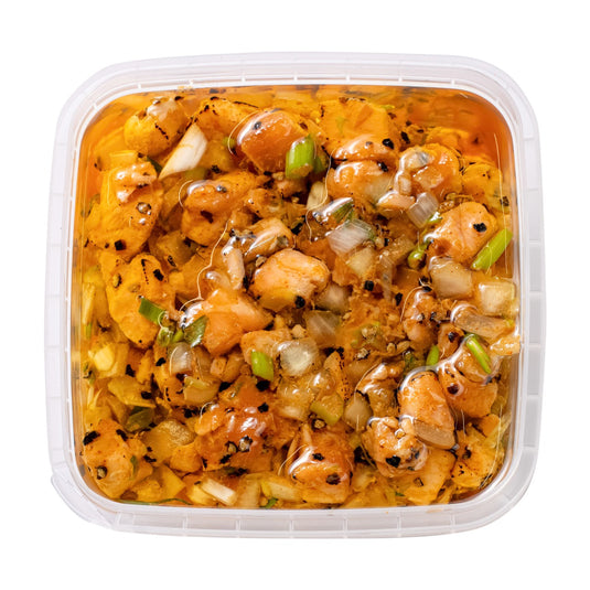 Seared Salmon Cubes - Fishville