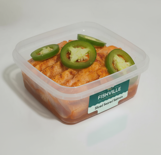 Seared Salmon - Sliced