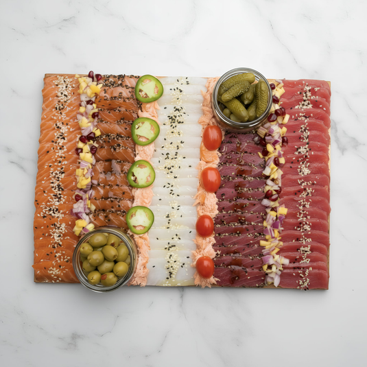 The Heritage Fish Platter - Wood Board - Fishville