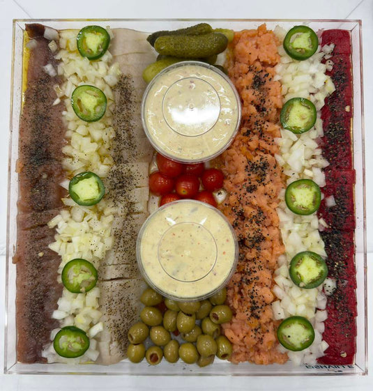12" Gourmet Herring Platter - Fishville