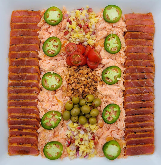 14" Seared Tuna Fish Platter