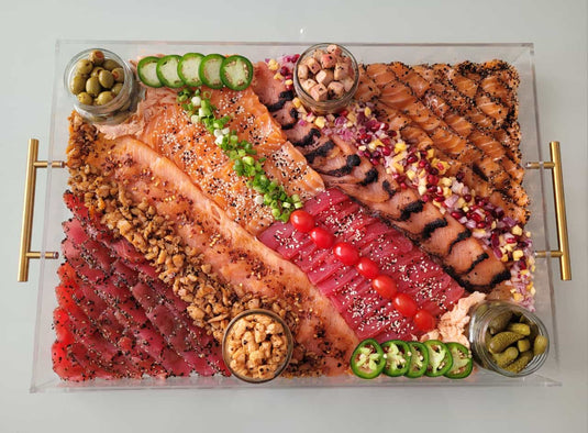 14×20 Assorted Fish Platter-Acrylic (1) - Fishville