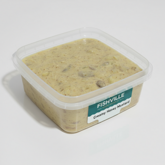 Container of Fishville Creamy Honey Mustard Herring