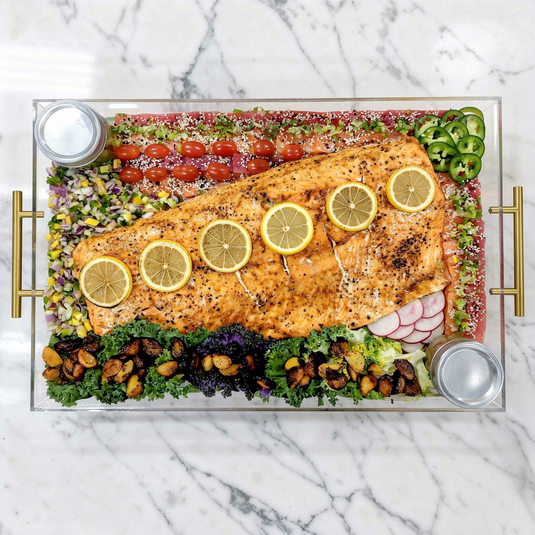 Baked Side of Salmon Platter - Fishville
