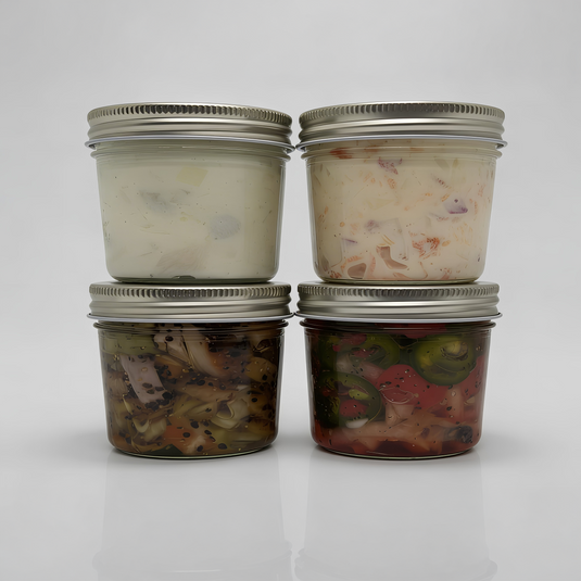 Individual Glass Herring Jar - Fishville