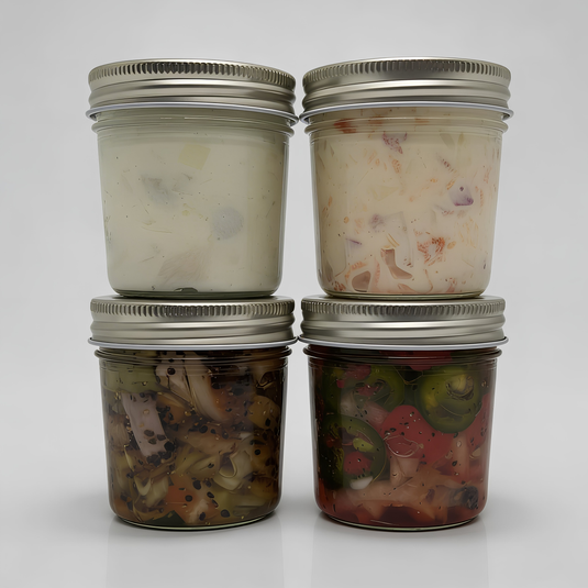 Individual Glass Herring Jar - Fishville