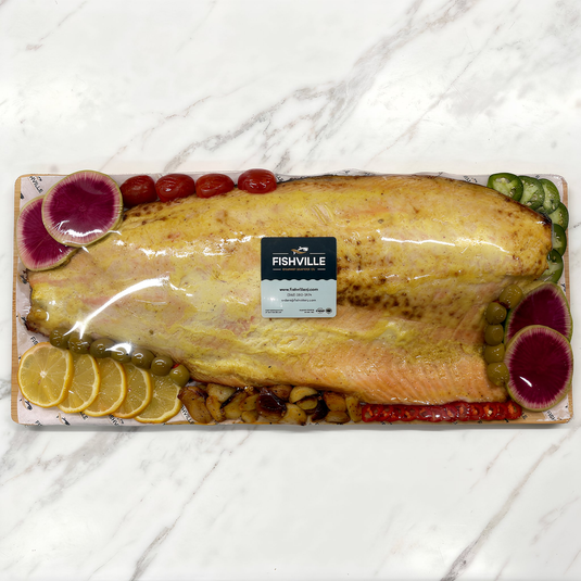 Baked Side of Salmon Platter - Fishville