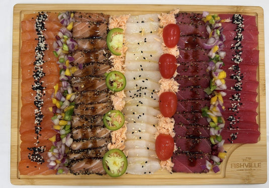 The Heritage Fish Platter - Wood Board - Fishville